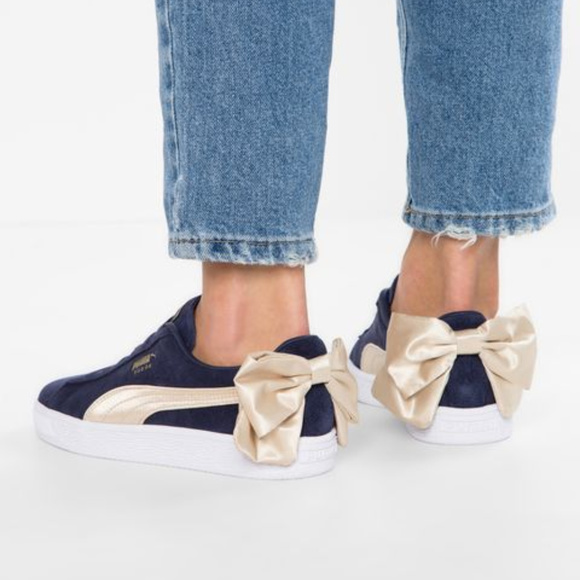 PUMA Suede Bow Sneakers - Picture 7 of 8